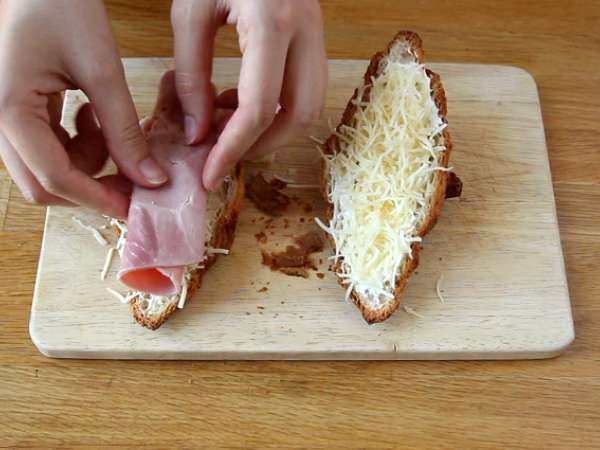 Кроасани с шунка и сирене - Подготовка стъпка 2