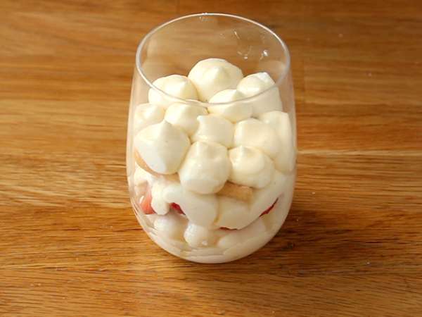 Охладени ягодови тирамису верини - Подготовка стъпка 5