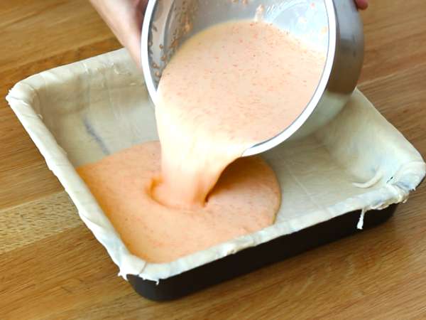 Пролетен киш от моркови - Подготовка стъпка 3