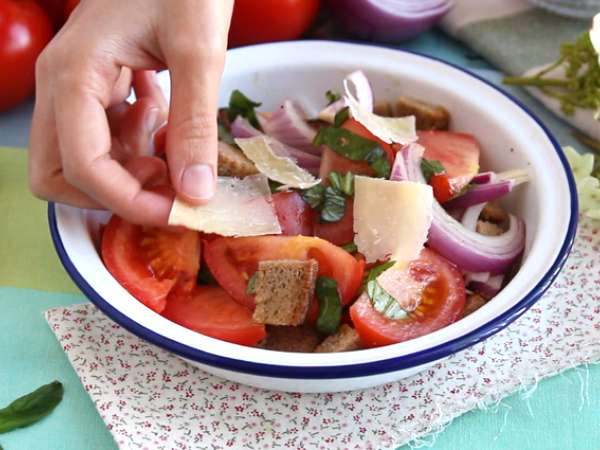 Салата Panzanella - Подготовка стъпка 3