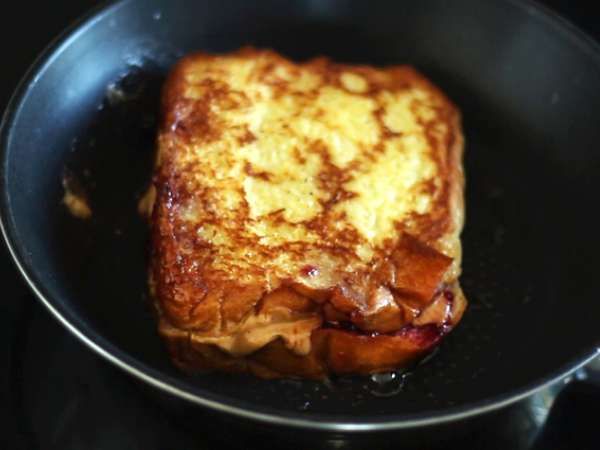 Френски тост с фъстъчено масло и желе - Подготовка стъпка 4