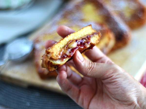 Френски тост с фъстъчено масло и желе - Подготовка стъпка 5