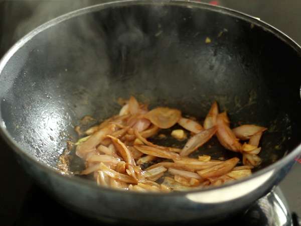 Зеленчуков уок със скариди - Подготовка стъпка 3