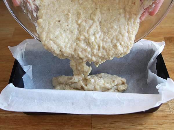 Бананова торта без захар - Бананов хляб - Подготовка стъпка 4