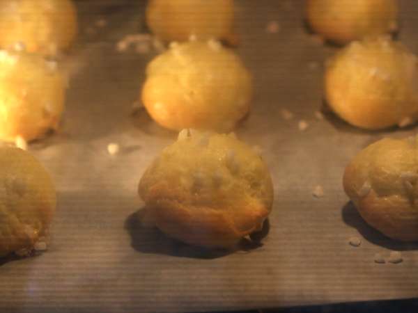 Chouquettes, choux с перлена захар - Подготовка стъпка 5