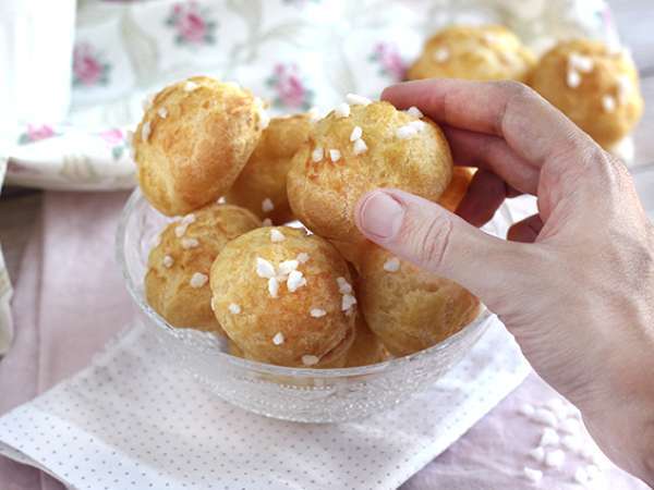 Chouquettes, choux с перлена захар - Подготовка стъпка 6