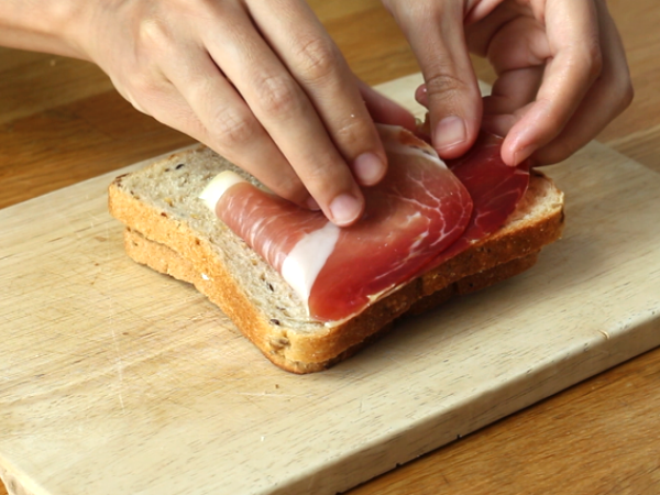 Италиански сандвич клуб - Подготовка стъпка 3