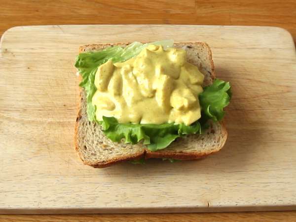 Клубен сандвич с пилешко къри - Подготовка стъпка 5