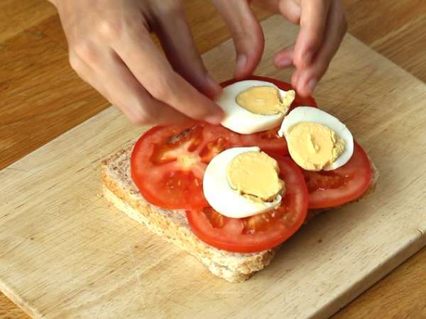 Вегетариански клуб за сандвичи - Подготовка стъпка 4