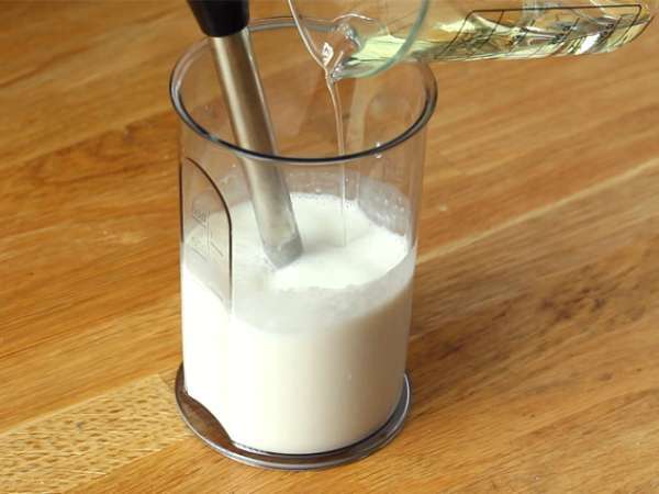 Лактоназ. Млечна майонеза, без яйца - Подготовка стъпка 2