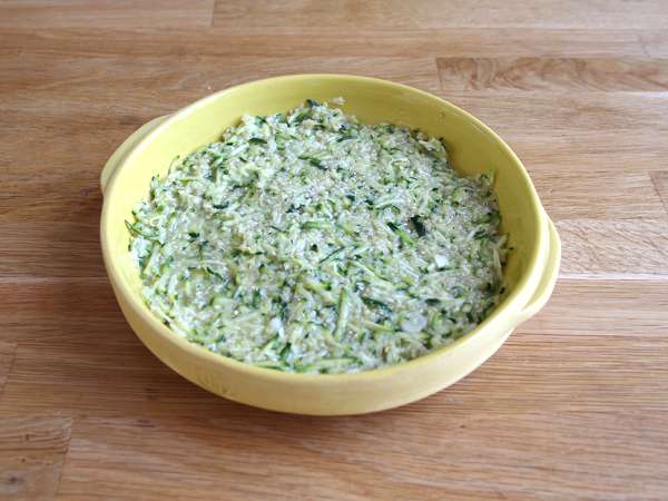 Омлет от тиквички и киноа - Подготовка стъпка 4