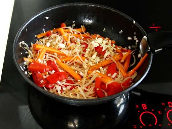 Pad thai с тофу - Подготовка стъпка 5