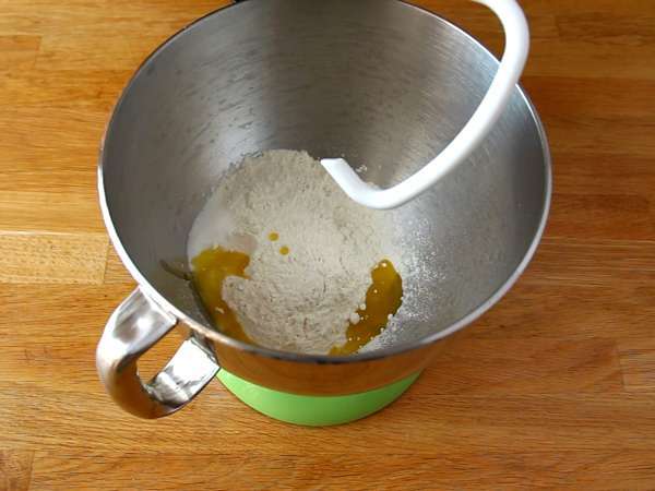 Хляб от пита, пържен на тиган - Подготовка стъпка 1