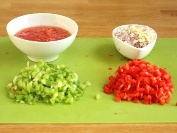 Лесен ориз с калмари - Подготовка стъпка 1