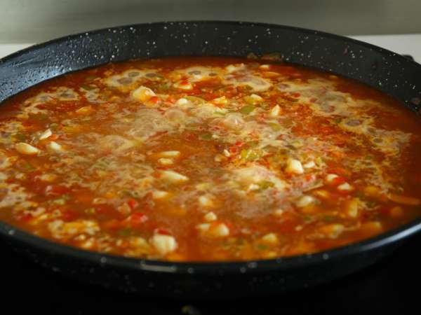 Лесен ориз с калмари - Подготовка стъпка 4