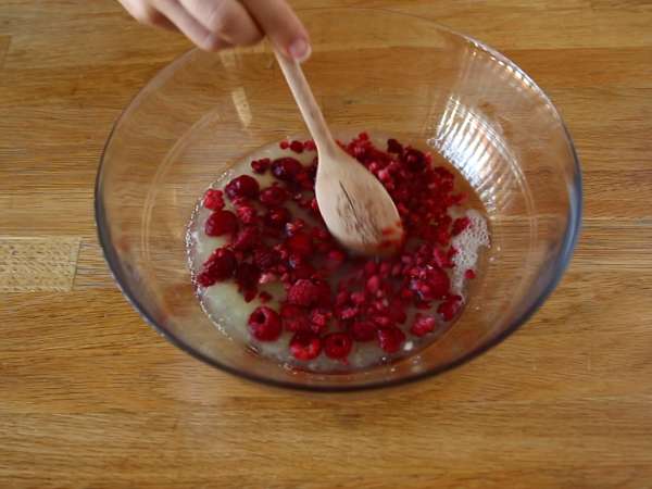 Шампанска супа с малини - Подготовка стъпка 1