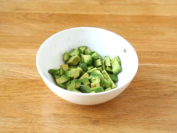 Верини с пушена сьомга и авокадо - Подготовка стъпка 1