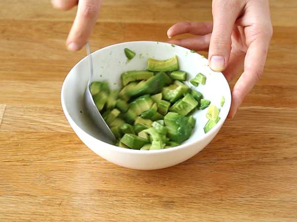 Верини с пушена сьомга и авокадо - Подготовка стъпка 2