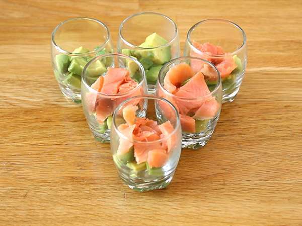 Верини с пушена сьомга и авокадо - Подготовка стъпка 4