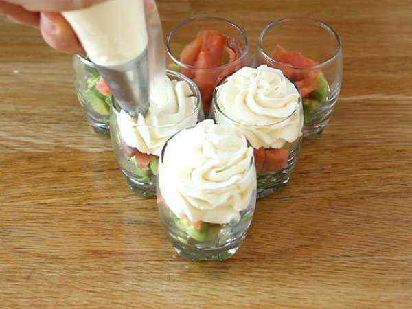 Верини с пушена сьомга и авокадо - Подготовка стъпка 5