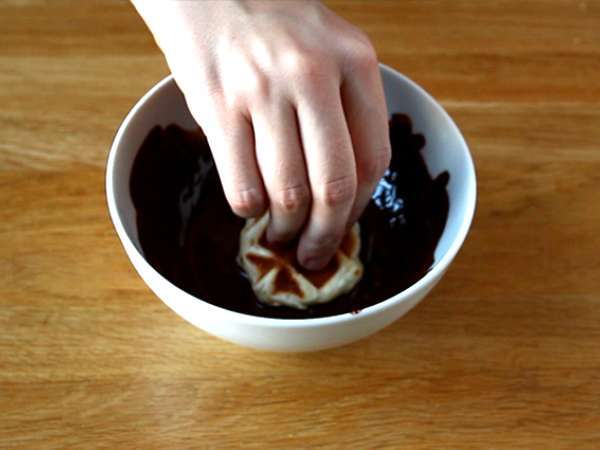 Мини шоколадови гофрети - Подготовка стъпка 5