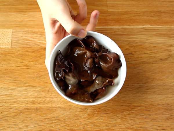 Скариди и юфка с гъби - Подготовка стъпка 1