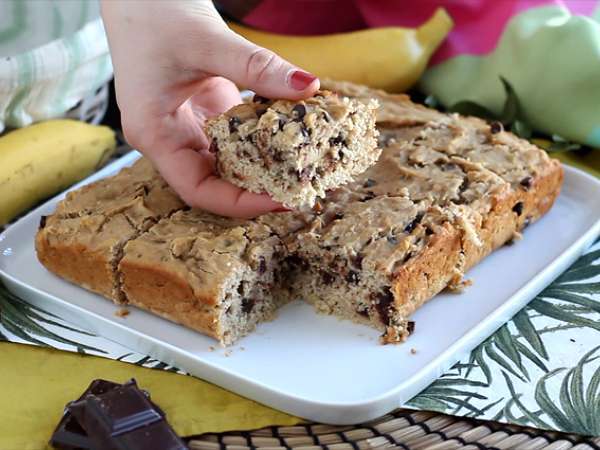 Торта с банани и шоколадови парченца - веган и без глутен - Подготовка стъпка 5