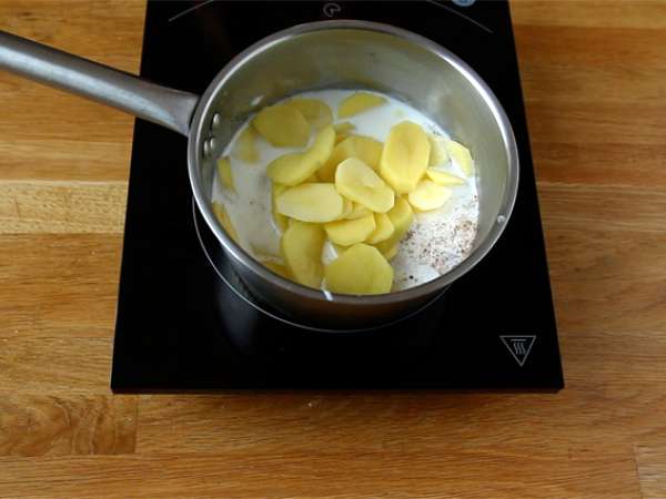 Mini gratins dauphinois - Подготовка стъпка 1