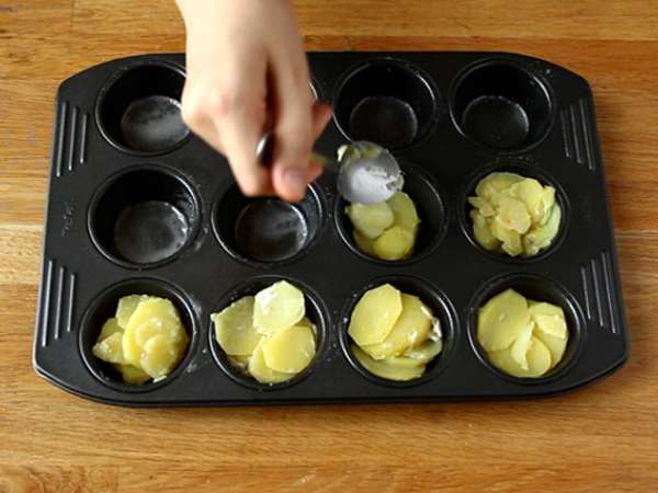 Mini gratins dauphinois - Подготовка стъпка 2