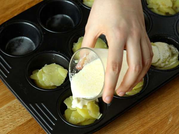 Mini gratins dauphinois - Подготовка стъпка 3