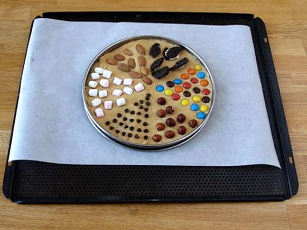 Гигантска бисквитка за споделяне - Подготовка стъпка 5