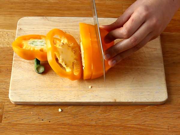 Цветя от фокача - изкуство от фокача - Подготовка стъпка 7