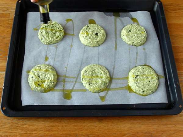 Питки от тиквички и фета - Подготовка стъпка 5