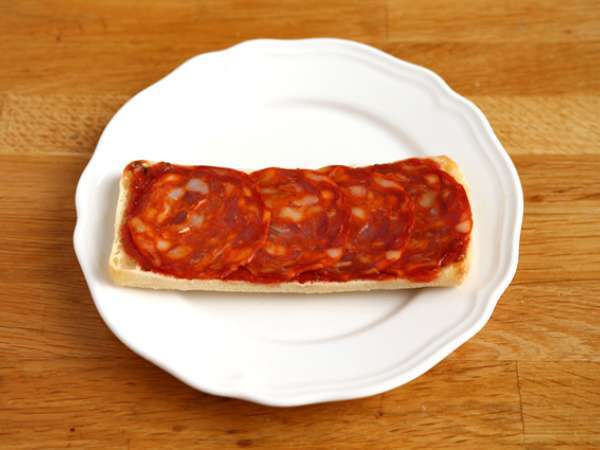 Панини с чоризо и ементал - Подготовка стъпка 2