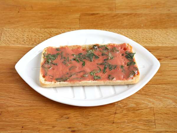 Панини със сьомга, моцарела и копър - Подготовка стъпка 1