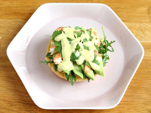 Сандвич със скариди, авокадо и кориандър - Подготовка стъпка 3
