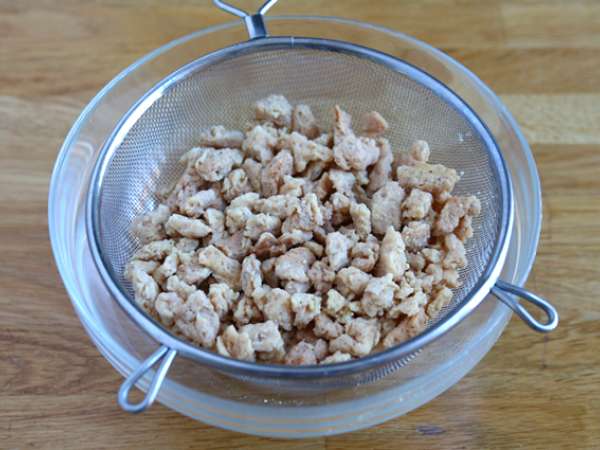 Вегетариански фахитас с текстуриран соев протеин - Подготовка стъпка 1