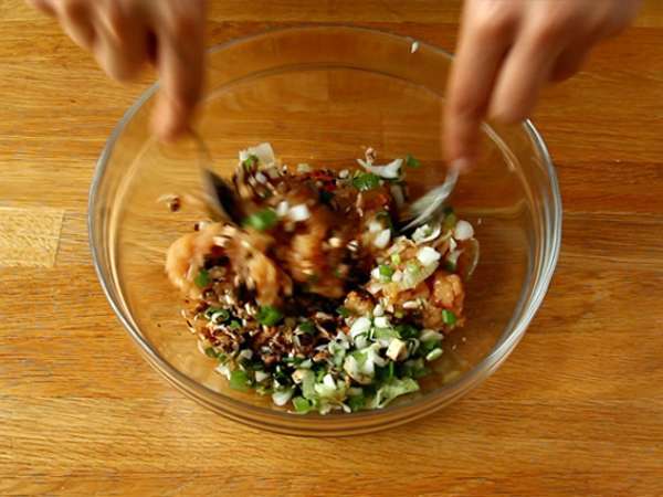 Гьоза с пилешко месо, моркови и гъби - Подготовка стъпка 4