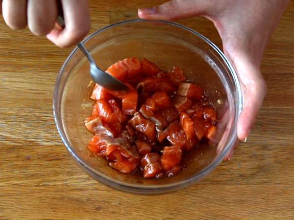 Купа Poké със сьомга - Подготовка стъпка 4