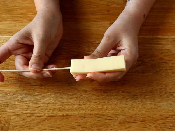 Кебап от говеждо месо Yakitori със сирене - Подготовка стъпка 5