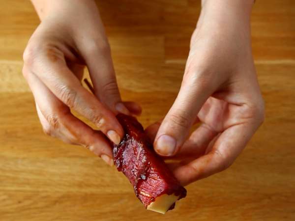 Кебап от говеждо месо Yakitori със сирене - Подготовка стъпка 6