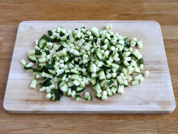 Салата от тиквички, козе сирене и лимон - Подготовка стъпка 2