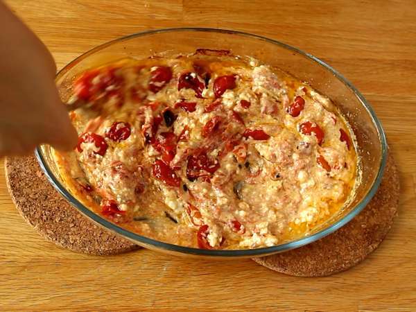 Талиатели фета с чери домати - печена паста с фета - Подготовка стъпка 6