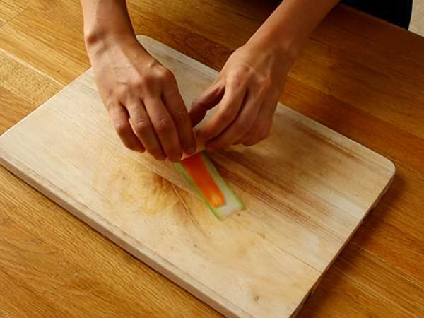 Киш от розови тиквички и моркови - Подготовка стъпка 1