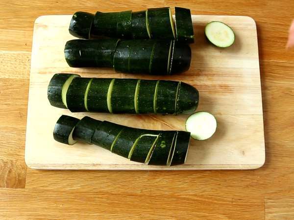 Терин от тиквички и пушена сьомга - Подготовка стъпка 1