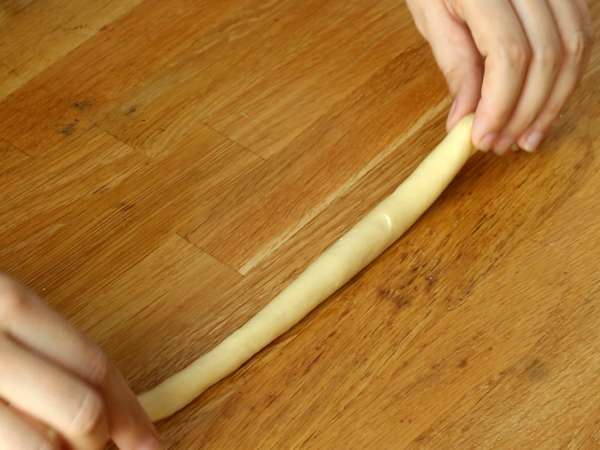 8 нишки плетени кокове - Подготовка стъпка 6