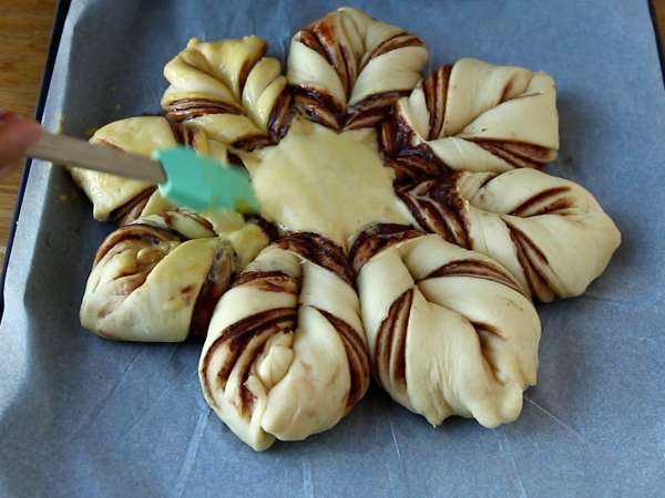 Бриош на люспи с намазване - Подготовка стъпка 12