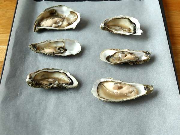 Гурме стриди au gratin - Подготовка стъпка 1