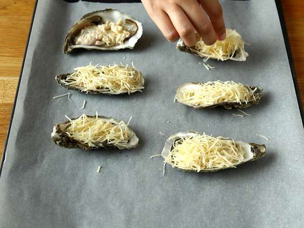 Гурме стриди au gratin - Подготовка стъпка 3