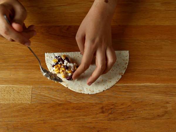 Вегетариански тако самоса - Подготовка стъпка 2